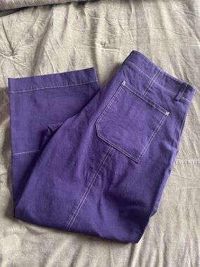Maeve cropped utility pants